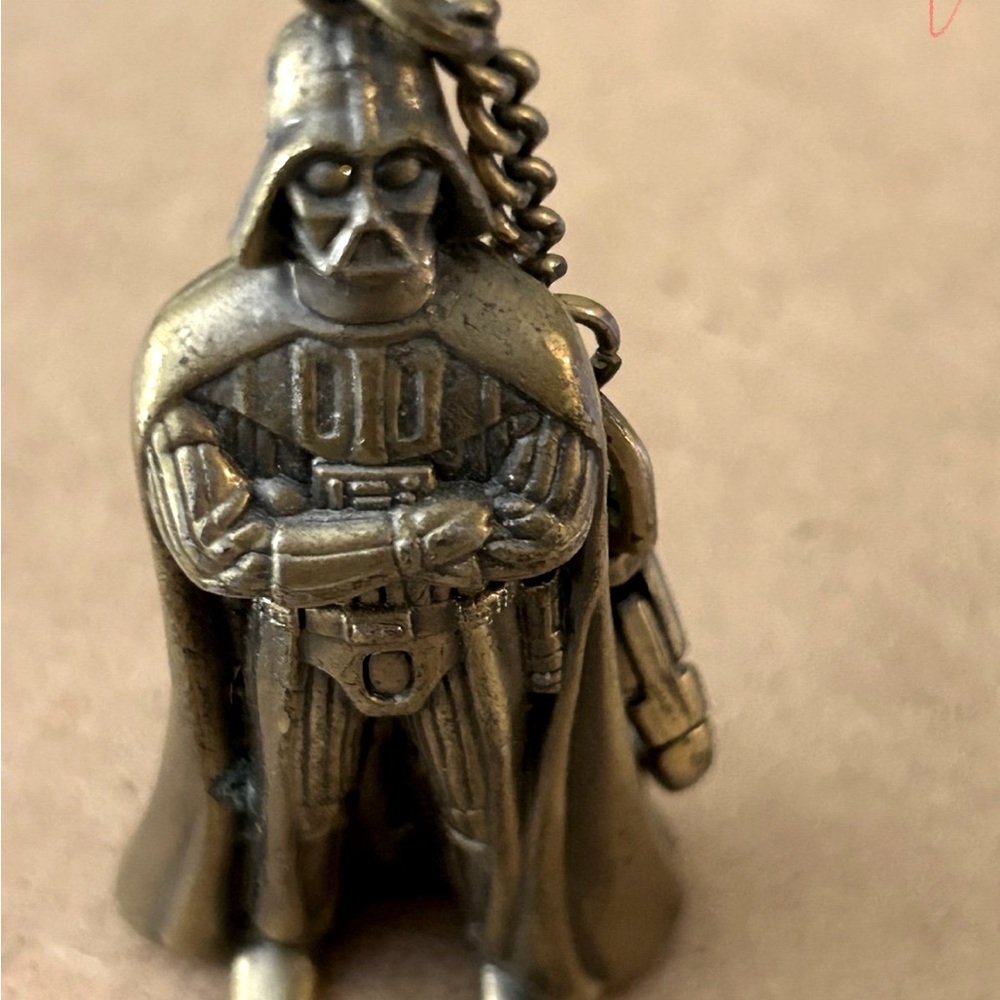 Silver Die Cast Darth Vader Keychain